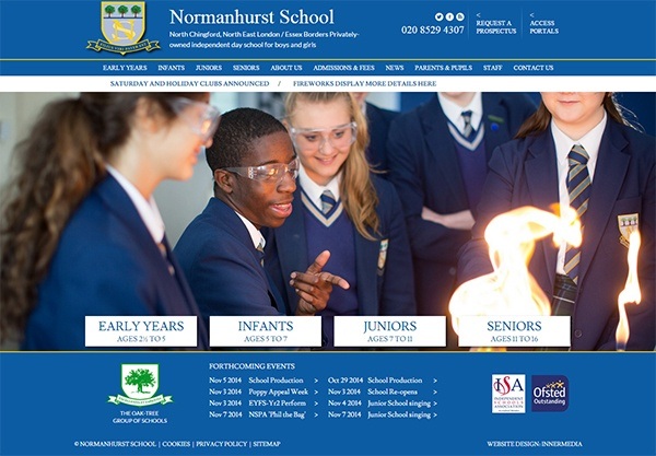 normanhurst-school-website-design