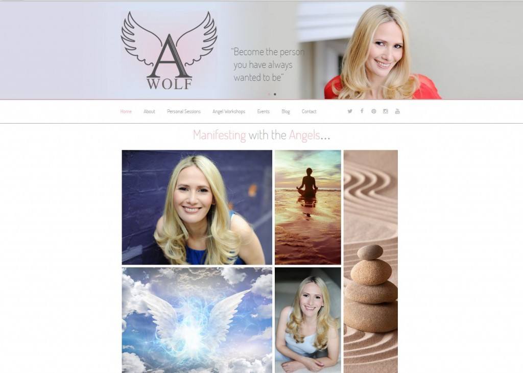 spiritual website design