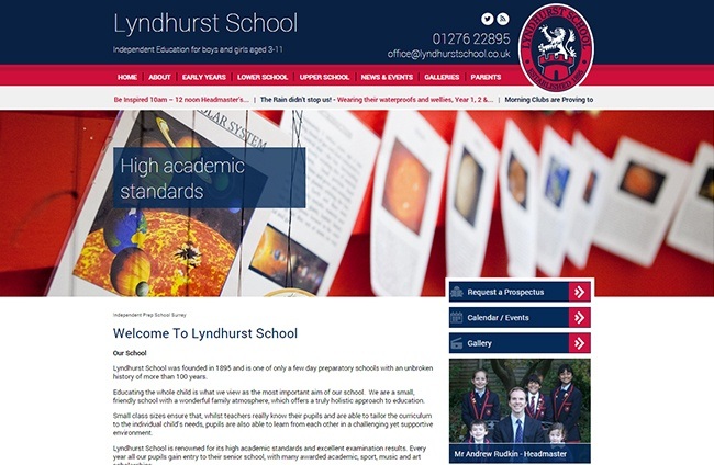 lyndhurst-independent-school-web-design