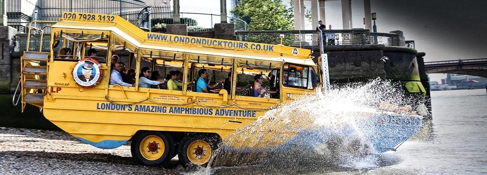 duck tour london website