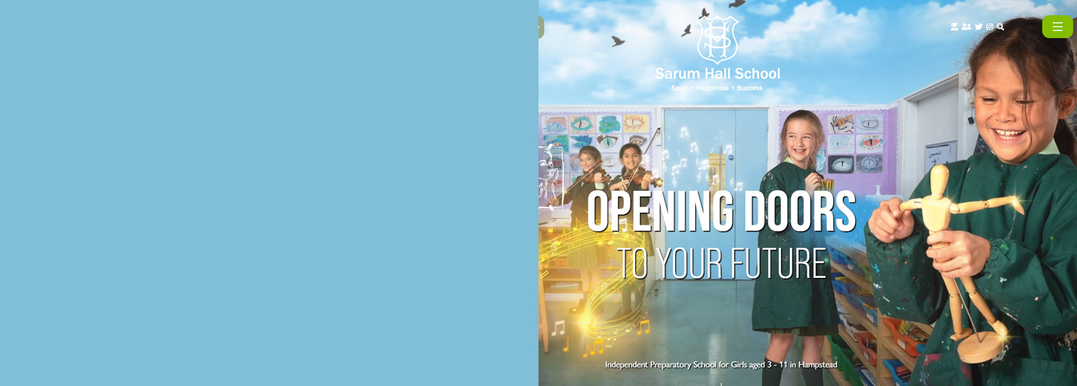 sarum hall homepage banner